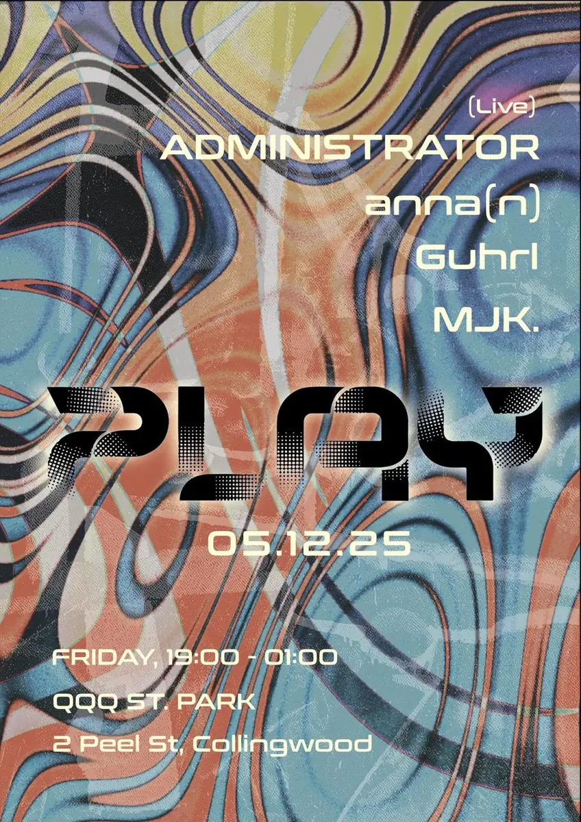 Play x QQQ w/ ADMINISTRATOR (Live) flyer